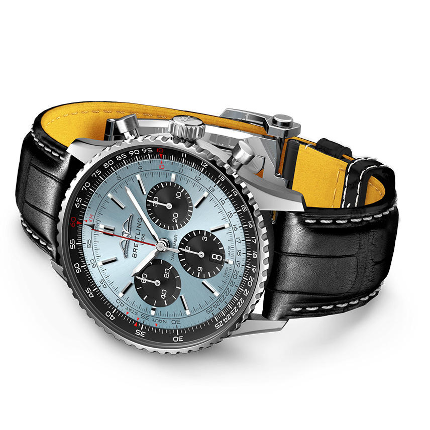 百年靈航空計時B01計時腕表43（NAVITIMER B01 CHRONOGRAPH 43） 型號：AB0138241C1P1