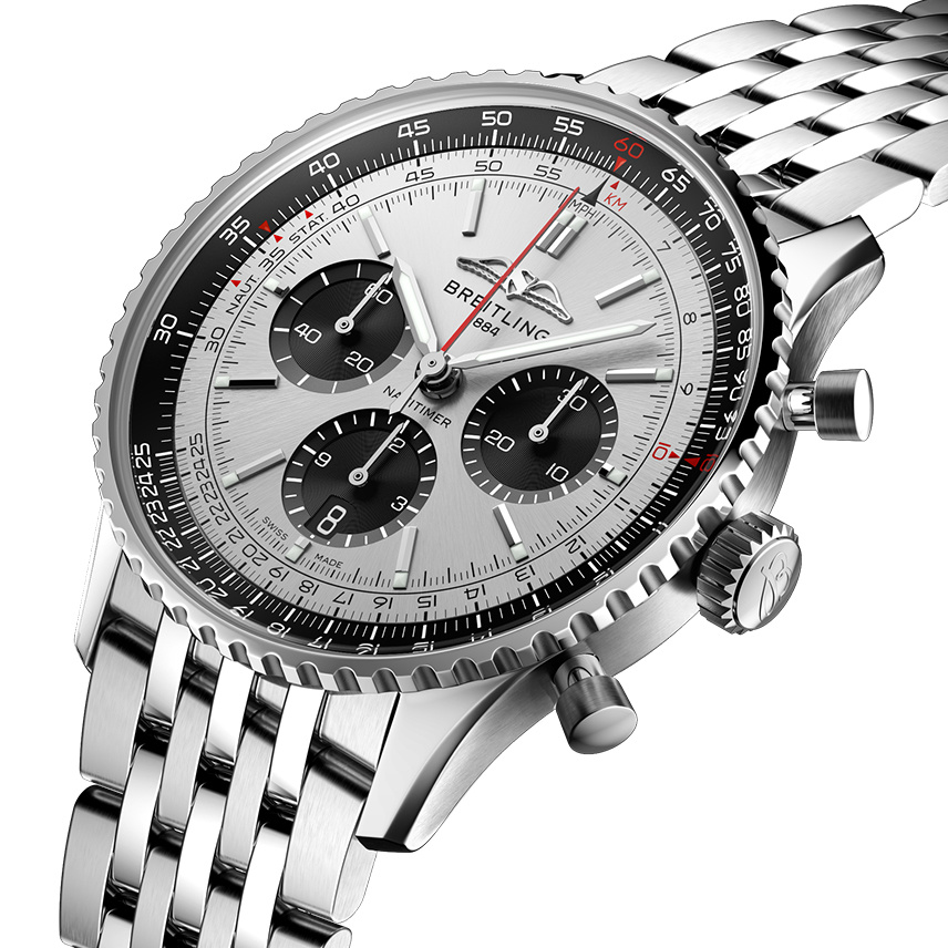 百年靈航空計(jì)時(shí)B01計(jì)時(shí)腕表43（NAVITIMER B01 CHRONOGRAPH 43） 型號(hào)：AB0138241G1A1