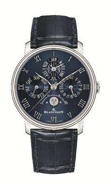 宝珀Blancpain Villeret 经典系列万年历月相腕表 推出专卖店限量版