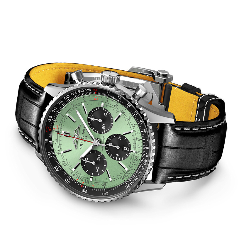 百年靈航空計(jì)時(shí)B01計(jì)時(shí)腕表43（NAVITIMER B01 CHRONOGRAPH 43） 型號(hào)：AB0138241L1P1