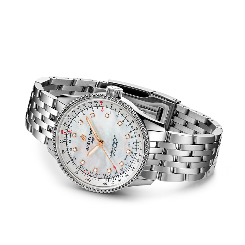 百年靈航空計時自動機(jī)械腕表35（NAVITIMER AUTOMATIC 35） 型號：A17395211A1A1