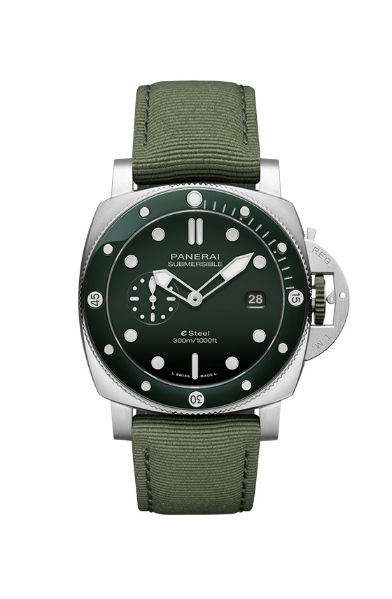 沛納海Submersible潛行系列QuarantaQuattro Verde Smeraldo腕表 型號(hào)：PAM01287