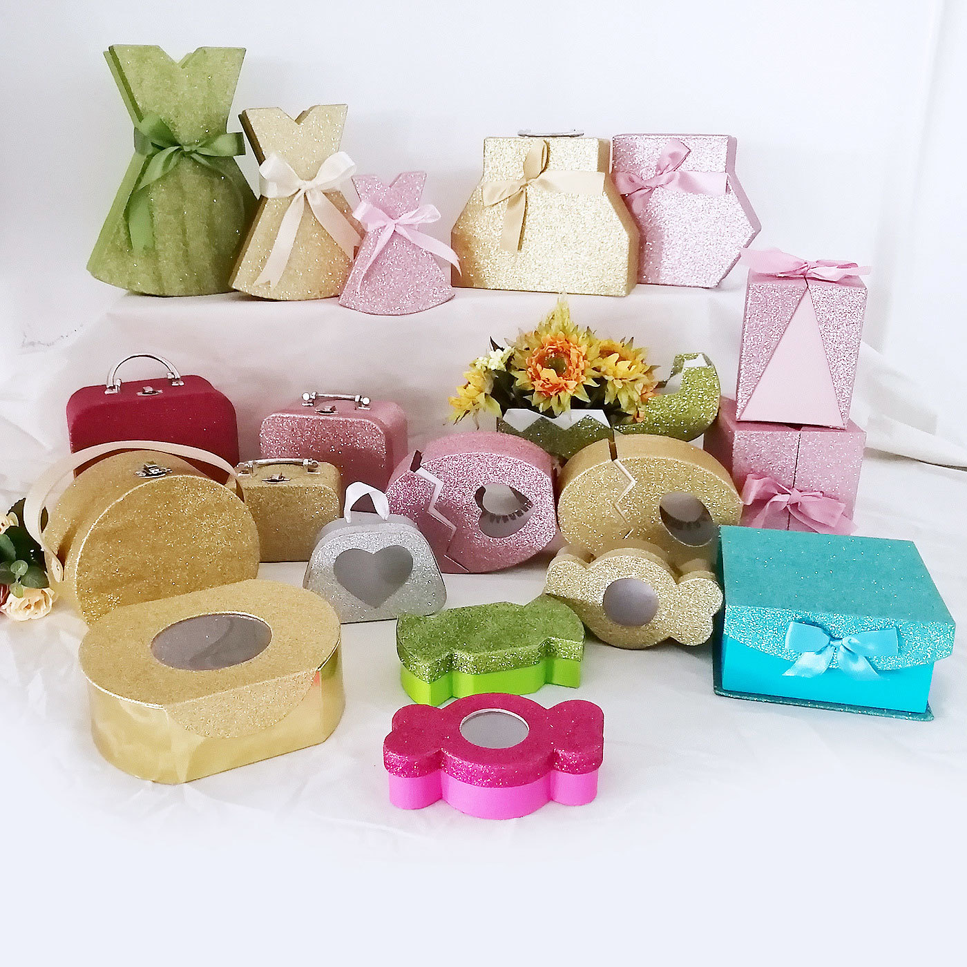 Glitter gift box assortment