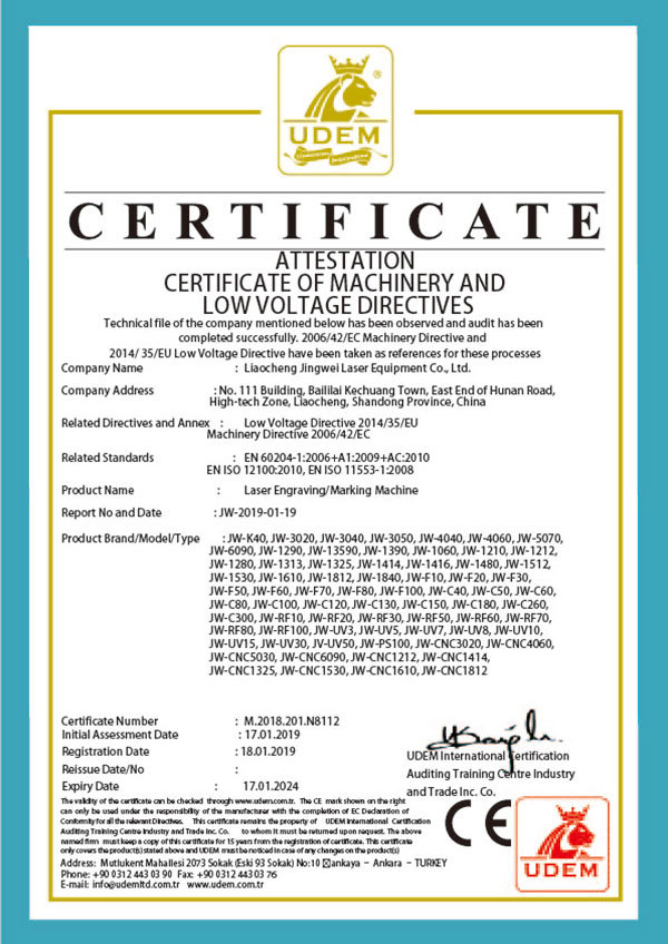 CE Certificate