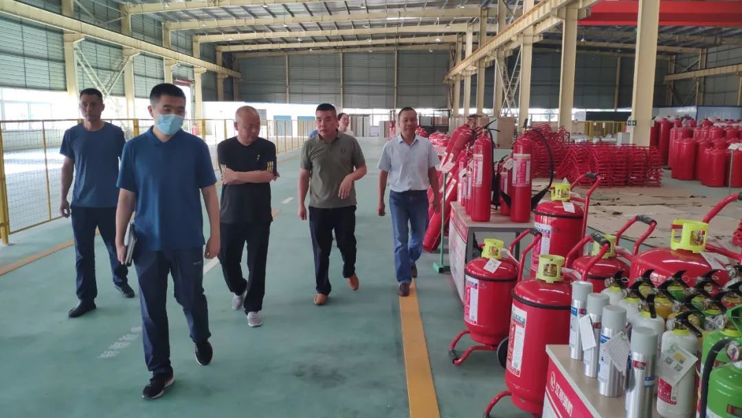 湖北省市场监督管理局领导到江荆消防视察工作