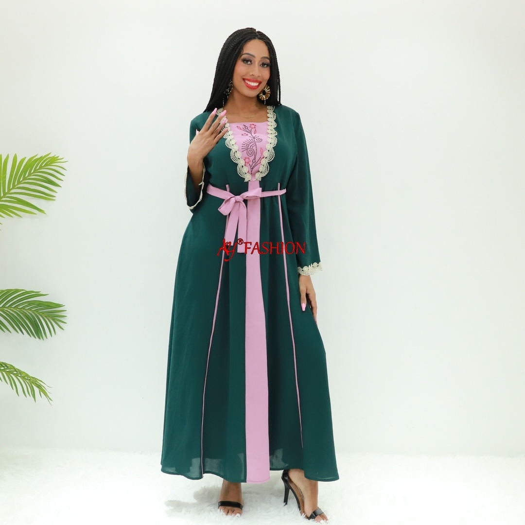 Elegant abaya ladies without dress 8760 Ghana muslim dress ladies fashion  dresses-Ay Collection Fashion Co.,Ltd