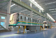 重慶輕軌組裝車間