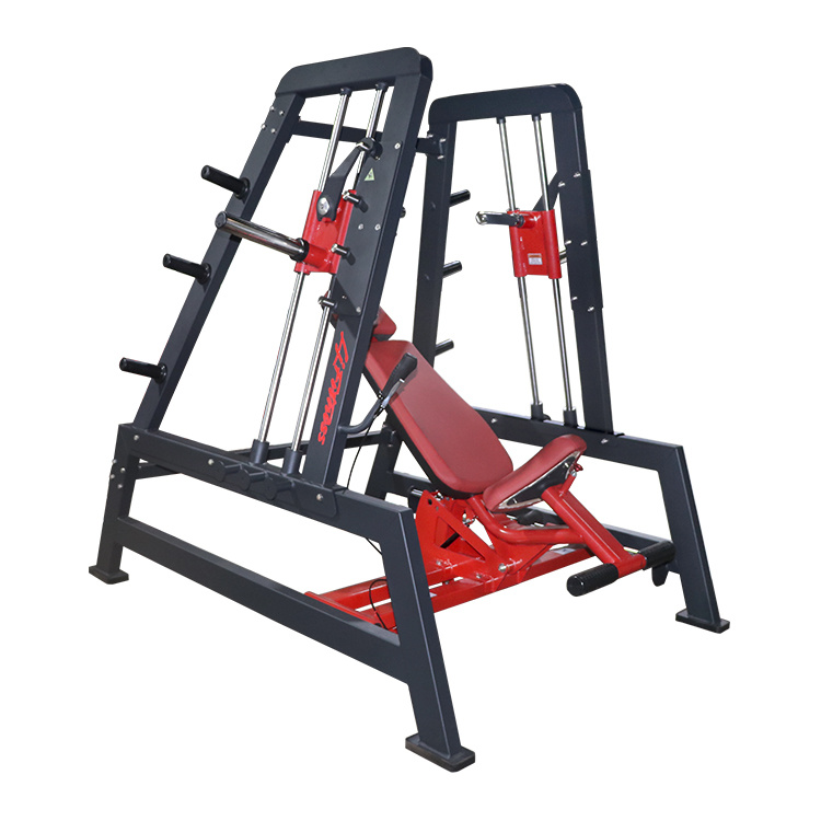 Smith machine dual system (upper reclining bench press & Shoulder press)