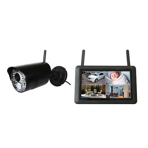 720p wireless outdoor camera with 7” DVR monitor—CM824732