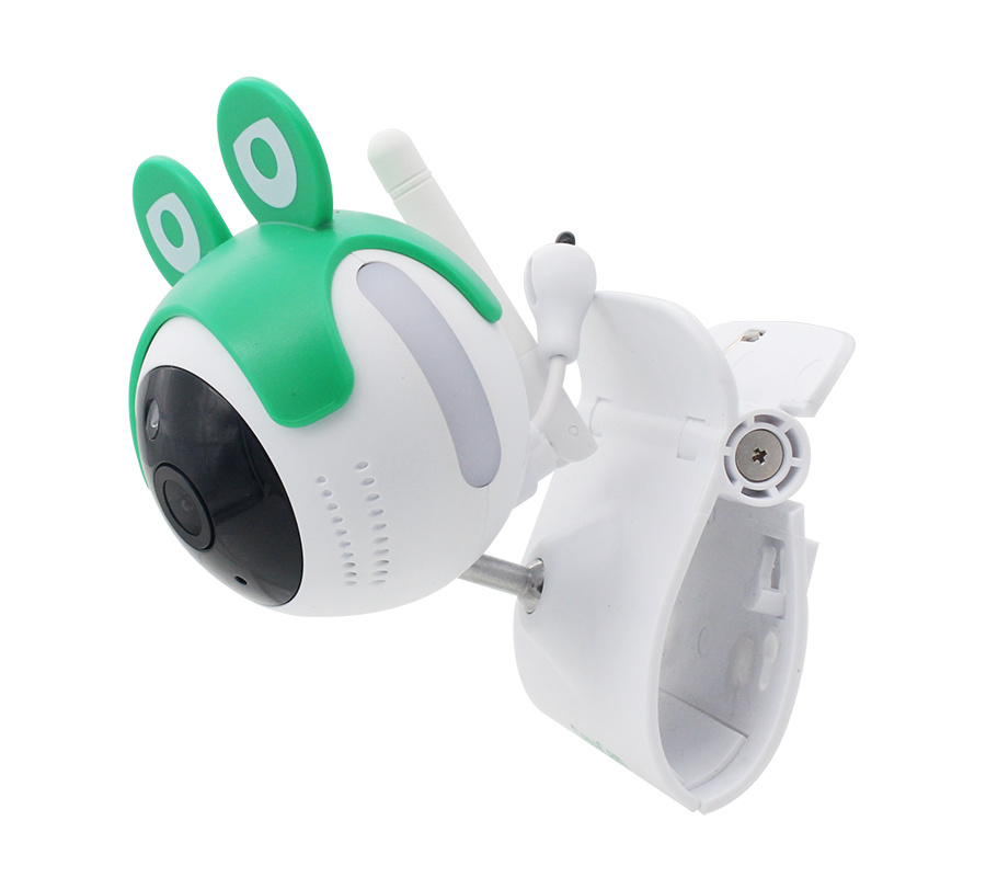 WF144-1080p WiFi baby camera with smart bracelet, lullaby, VOX, body temp, heartbeat