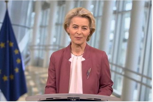 冯德莱恩在2023欧盟氢能周Hydrogen Europe的视频讲话