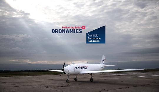 Cranfield Aerospace Solutions为世界首个无人机货运公司Dronamics提供氢燃料电池动力装置