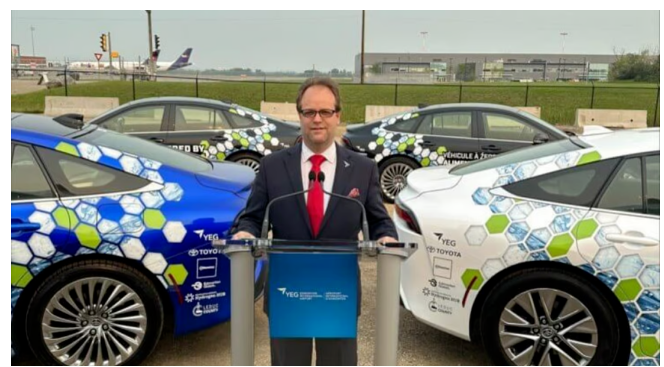 埃德蒙顿国际机场&丰田在阿尔伯塔省投放100辆氢能动力Mirai