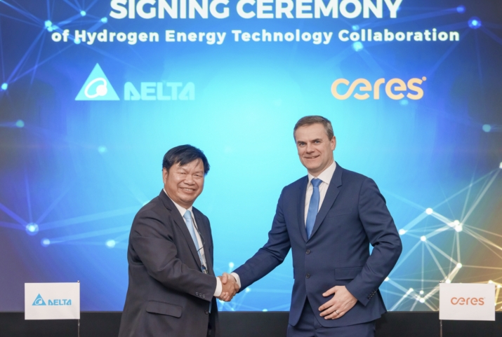 Delta Secures License to Hydrogen Energy Technology from UK-listed Ceres to Develop its Fuel Cell and Electrolysis Solutions