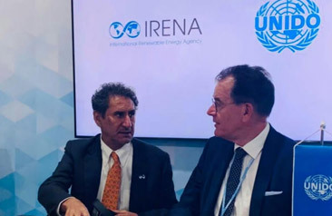 COP27 IRENA and UNIDO sign joint declaration to advance energy transition with green hydrogen