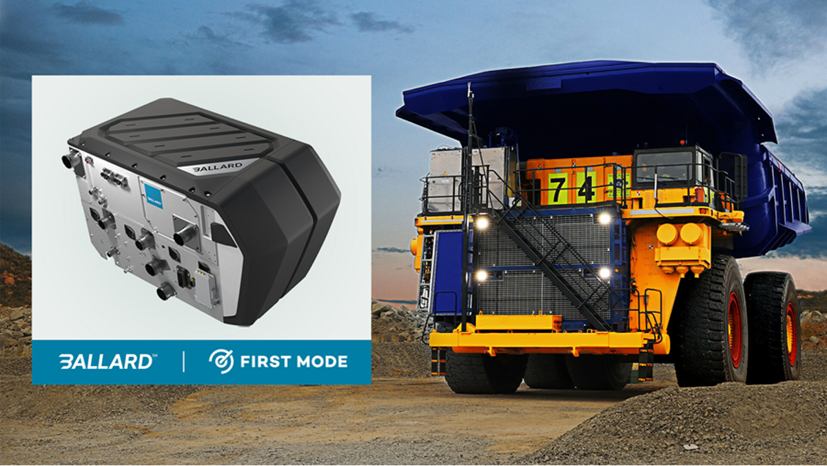 Ballard & First Mode Sign Order for 60 Additional Hydrogen Fuel Cell Modules for Zero-Emission Mining Trucks