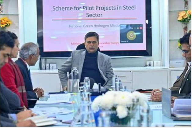 Indian energy minister offers more subsidies for green hydrogen-based steel