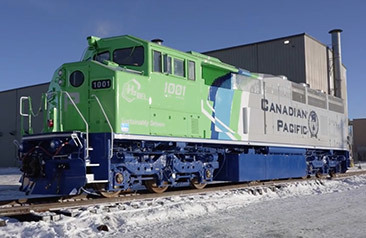 Canadian Pacific Hydrogen Powered Locomotive Makes First Revenue Run