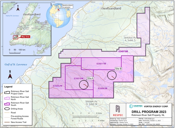 Hydrogen Storage – Vortex Energy Diamond Core Drilling Application Approved For Exploration At The Robinsons River Salt Project