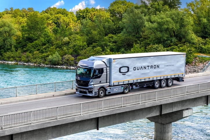 QUANTRON contributes 14 trucks in the first large-scale deployment of fuel cell electric commercial vehicles in the UK