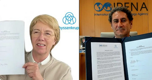 Irena and Thyssenkrupp Agree to Accelerate Green Hydrogen Solutions