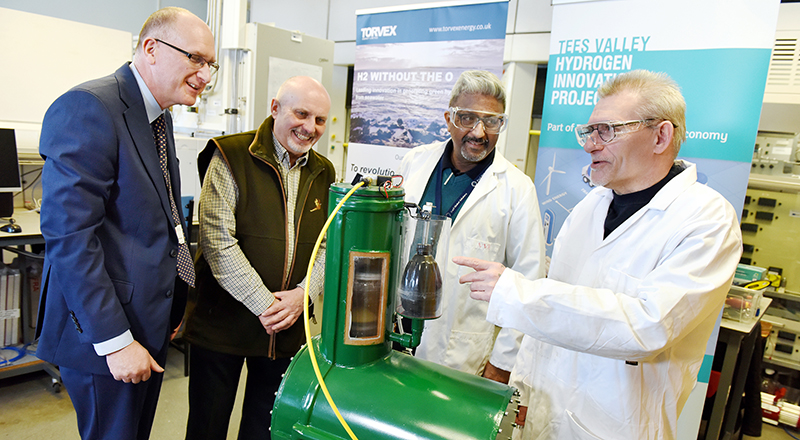 Teesside University Collaboration to Innovate Hydrogen Production