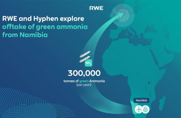 RWE and Hyphen Explore Offtake of Green Ammonia from Namibia