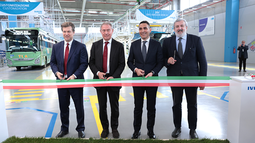 Iveco Group Inaugurates Its New Plant in Foggia and Returns to Producing Buses in Italy