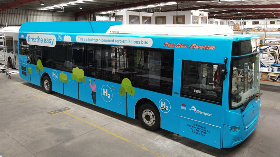NSW’s First Hydrogen Bus Trial Underway on the Central Coast