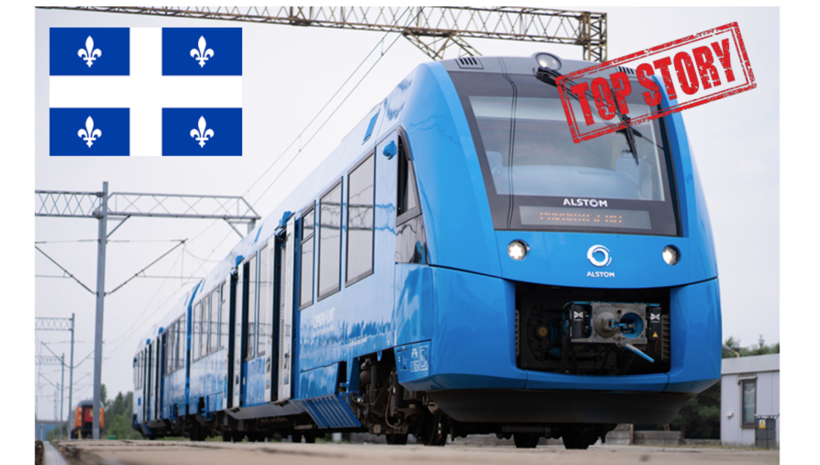 Alstom’s Coradia ILint, the World’s First Hydrogen-Powered Passenger Train, Will Demonstrate Green Traction in Quebec