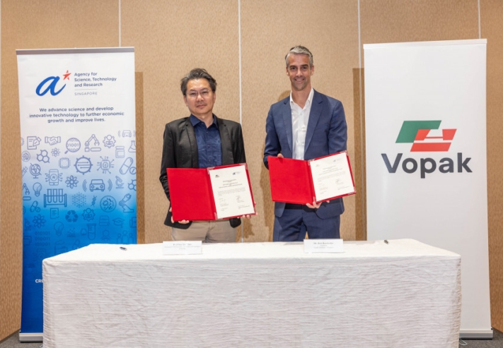 Vopak and A*STAR sign MoU to explore research opportunities in low carbon energy solutions, including hydrogen and ammonia