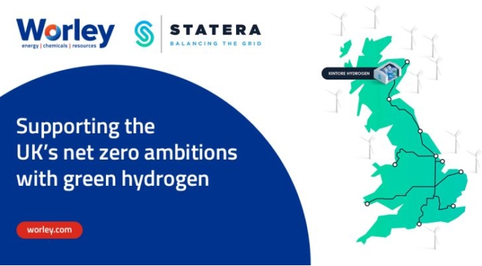 Worley awarded FEED contract for first phase of proposed landmark 3GW Kintore Hydrogen project by Statera Energy