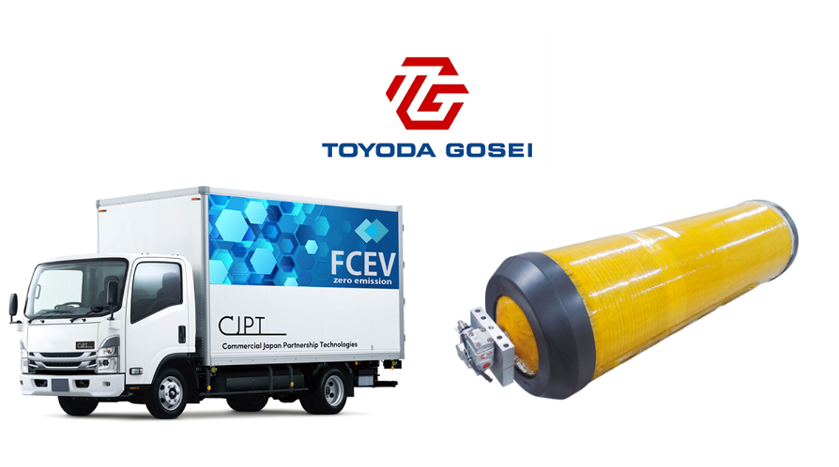 Toyoda Gosei Launches Large High Pressure Hydrogen Tank for Commercial Vehicles