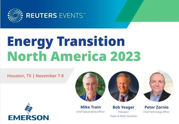 Emerson to Spotlight Innovations Advancing Sustainability Progress in Energy Industries