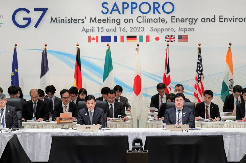 G7 climate ministers pledge to develop a global clean hydrogen market based on international standards and certification