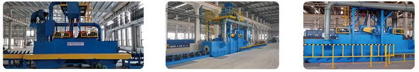 Cylinder outer wall shot blasting cleaning machine