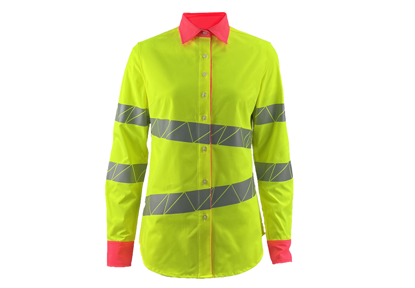 HI-VIS WOMEN'S FITTED WORKTSHIRT