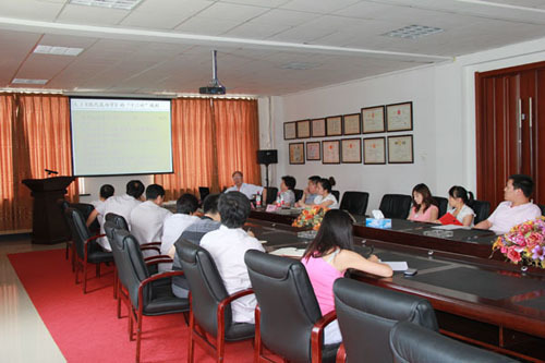Chinese Academy of Sciences academician Wen Bangchun and his delegation visit our company