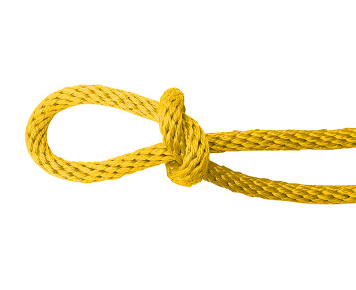 黃色帶鋼絲編網繩