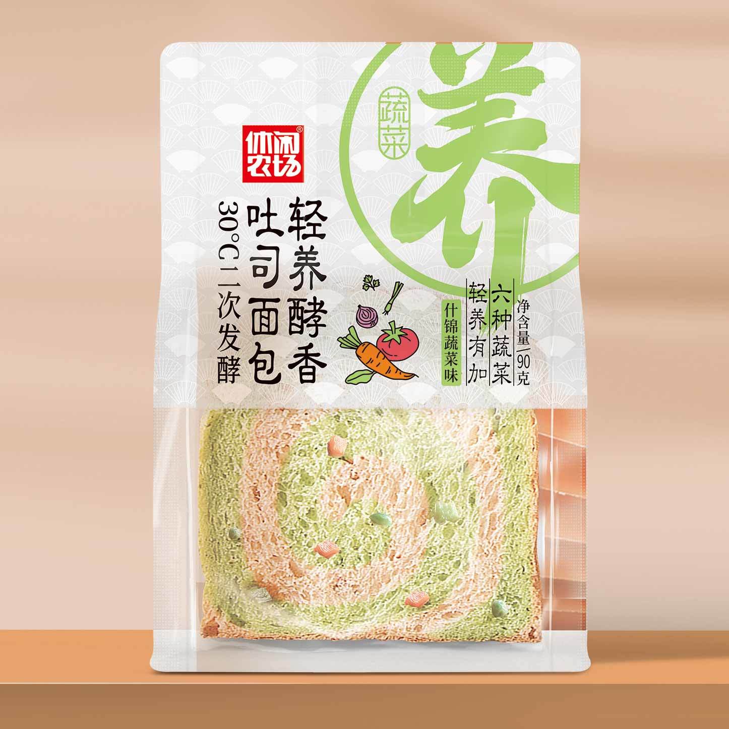 輕養(yǎng)吐司面包 什錦蔬菜味
