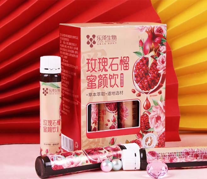 玫瑰石榴蜜顏飲