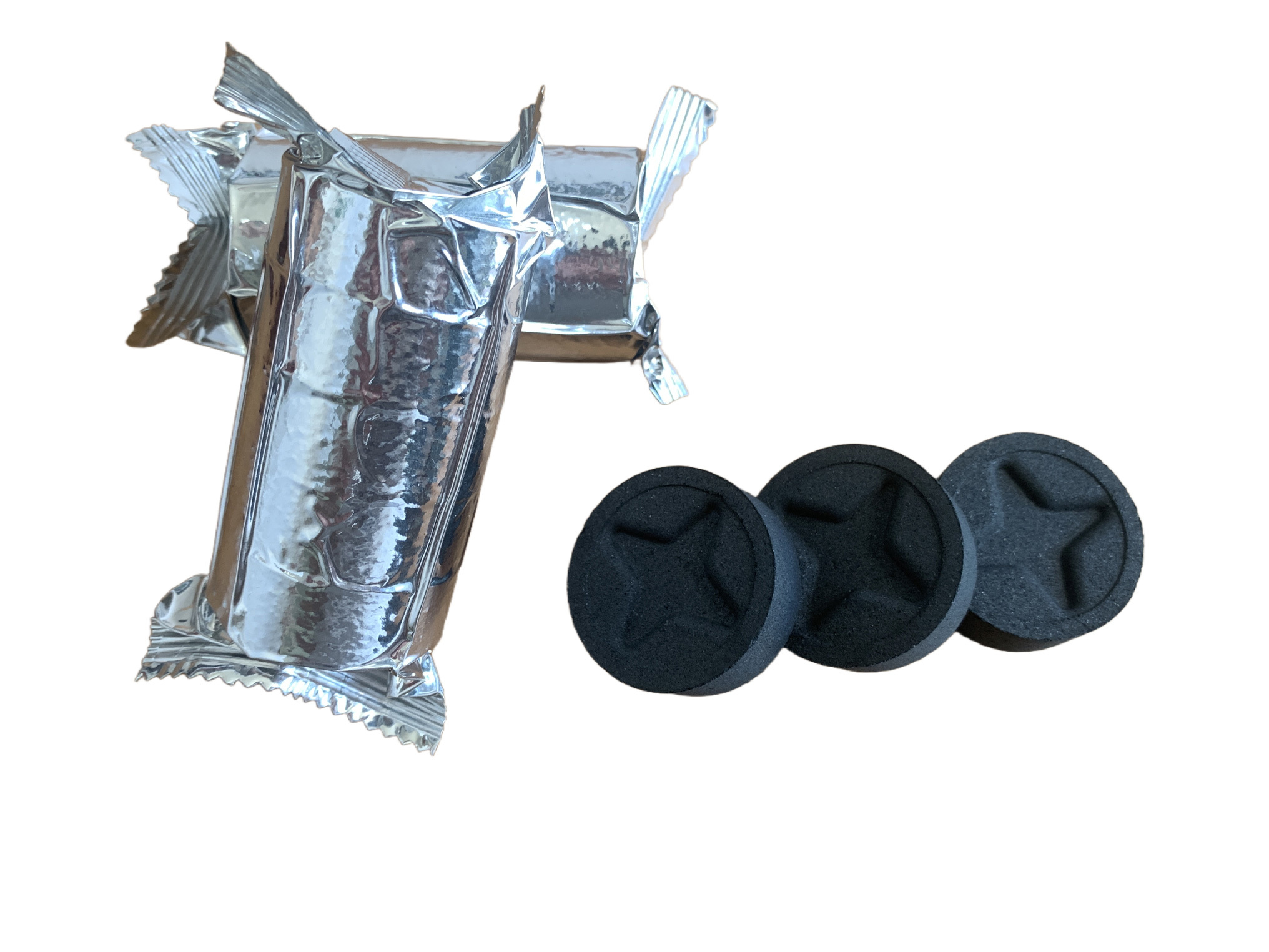 round shisha charcoal