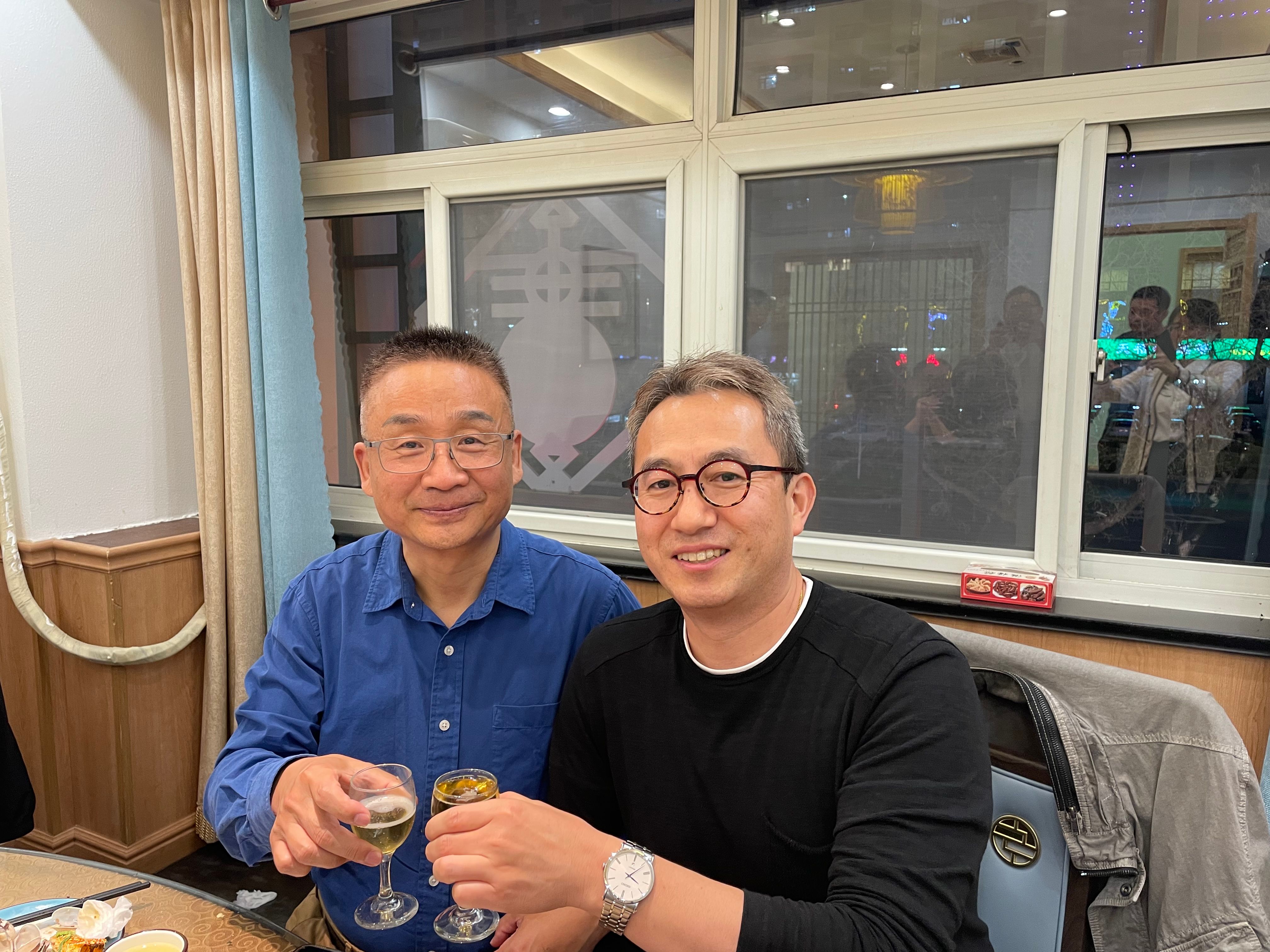 韓国のクライアントと