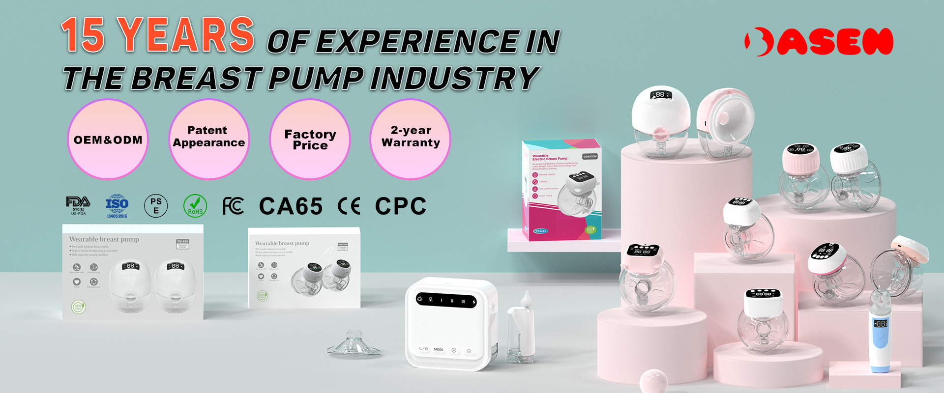 Dongguan YYM Technology Co., Ltd_Wearable breast pumps