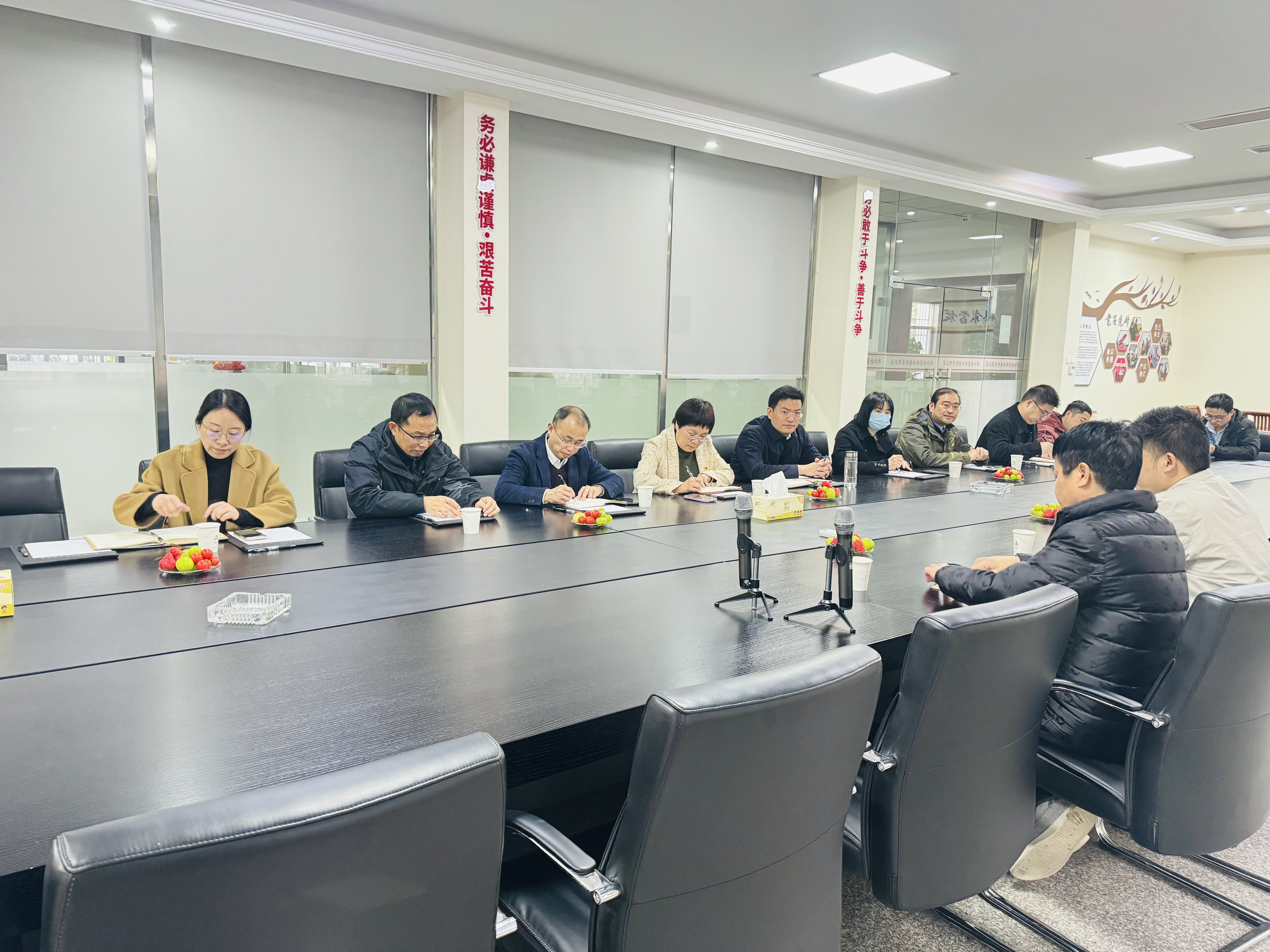 市政協(xié)來(lái)我司調(diào)研開(kāi)工情況