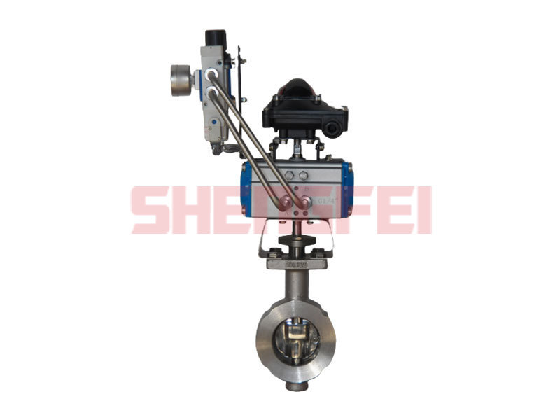 Butterfly Valve With Pneumatic Actuator