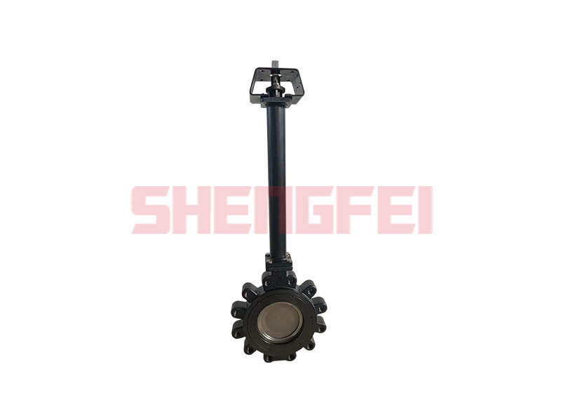 Lug type Soft Seated 2 Eccentric High Performance Butterfly Valve With Extended Shaft