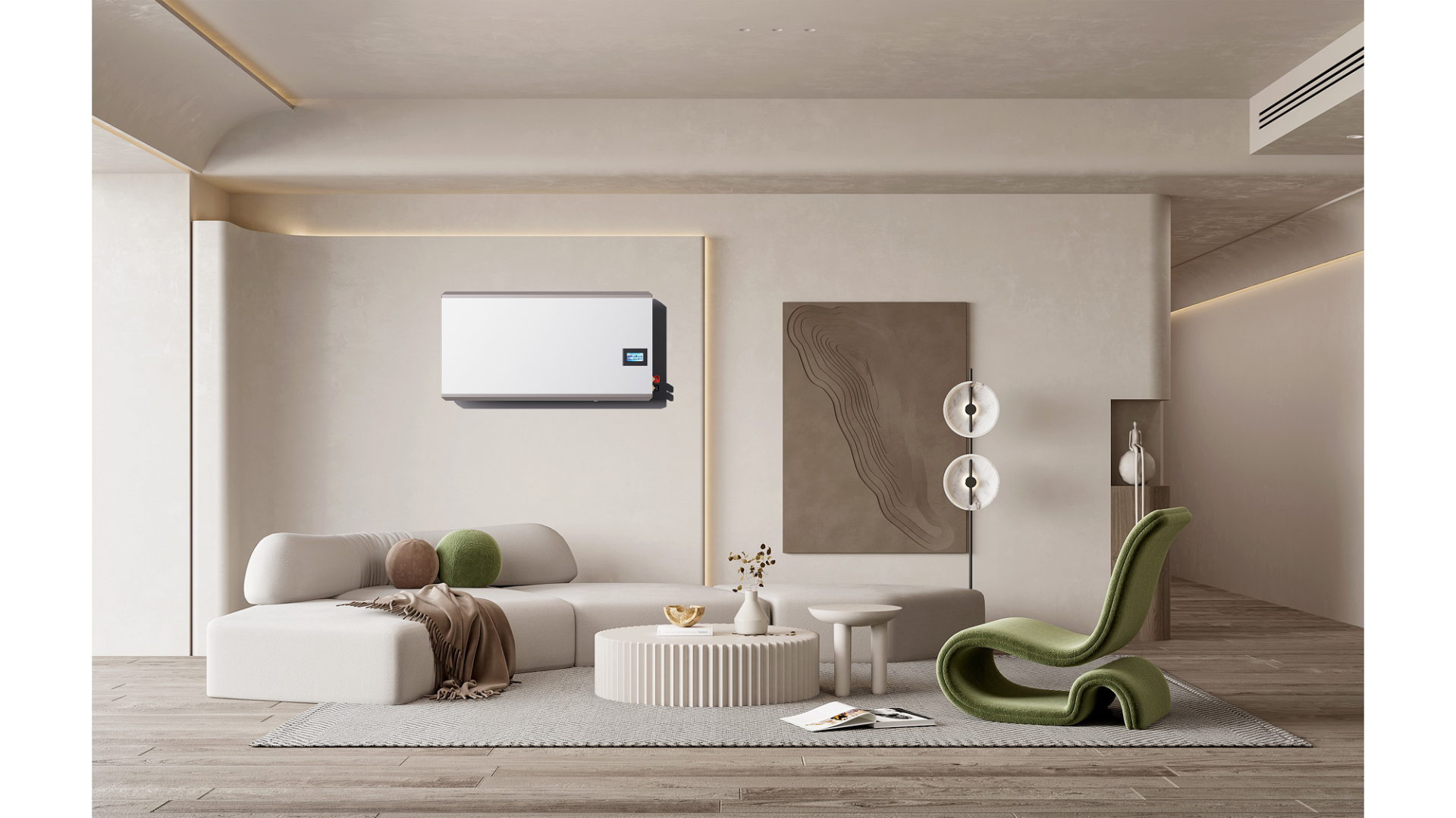 Wall-mounted home energy storage lithium battery pack 1