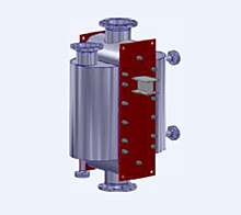 All welded plate heat exchanger - box semi removable welded plate heat exchanger