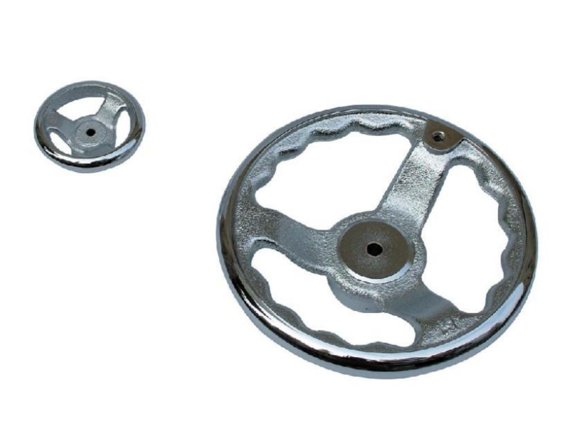 Cast iron handwheel with internal thread